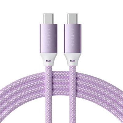 Кабель Satechi USB-C - USB-C, 2м, текстиль, фиолетовый / Кабели | Электроника | V4.Ru: Маркетплейс