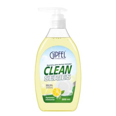 Экогель для мытья посуды Gipfel Clean Series с ароматом лимона 500 мл 52302 Бытовая химия / Товары для дома | V4.Market