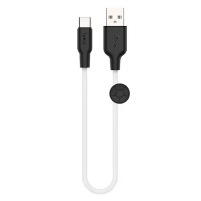 Кабель Hoco X21 Plus 3.0A (USB) на (Type-C) 25см силиконовый (белый) / Кабели | Электроника | V4.Ru: Маркетплейс