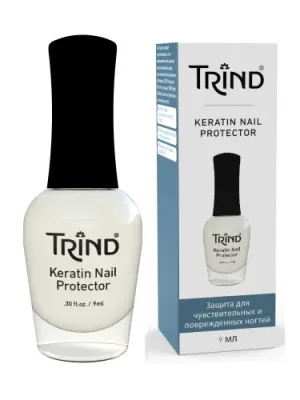 TRIND Защита ногтей кератиновая / Keratin Nail Protector 9 мл / Лечебные лаки | Товары для красоты | V4.Ru: Маркетплейс