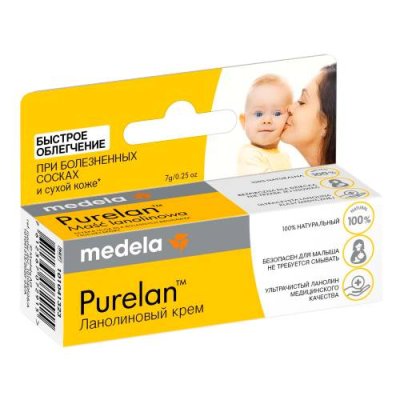 Крем для сосков Purelan ланолиновый 7 гр Medela / Уход для тела | Одежда, обувь и аксессуары | V4.Ru: Маркетплейс