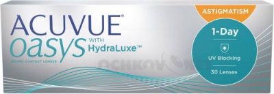 Контактные линзы ACUVUE OASYS 1-Day with HydraLuxe™ for Astigmatism 30 штук / Контактные линзы | Аптека | V4.Ru: Маркетплейс