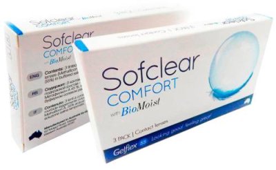 Контактные линзы Sofclear Comfort with BioMoist 3 линзы / Контактные линзы | Аптека | V4.Ru: Маркетплейс