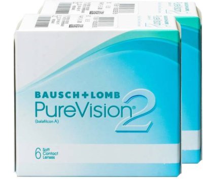 Контактные линзы PureVision 2 12 линз (2е упаковки) / Контактные линзы | Аптека | V4.Ru: Маркетплейс