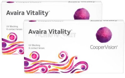 Контактные линзы Avaira Vitality 12 штук в упаковке / Контактные линзы | Аптека | V4.Ru: Маркетплейс