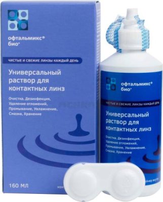 Раствор Офтальмикс Био 160 мл / Растворы, капли и гели для глаз | Аптека | V4.Ru: Маркетплейс