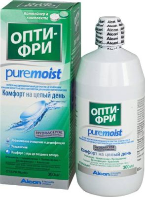 Раствор Opti-Free Pure Moist 300 мл / Растворы, капли и гели для глаз | Аптека | V4.Ru: Маркетплейс