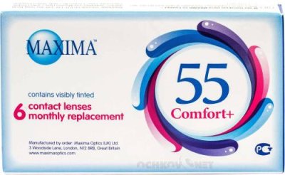 Контактные линзы Maxima 55 Comfort Plus 6 линз / Контактные линзы | Аптека | V4.Ru: Маркетплейс