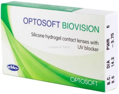 Контактные линзы Optosoft Biovision 6 линз / Контактные линзы | Аптека | V4.Ru: Маркетплейс