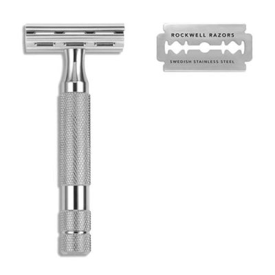 Т-образная бритва Rockwell Razors 2C, белый хром / Бритвы | Товары для красоты | V4.Ru: Маркетплейс