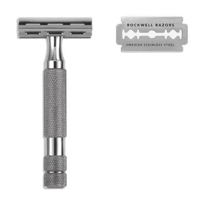 Т-образная бритва Rockwell Razors 2C, темный хром / Бритвы | Товары для красоты | V4.Ru: Маркетплейс