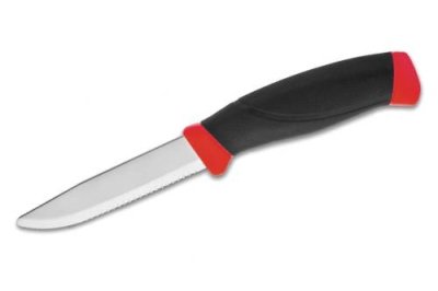 Нож с фиксированным лезвием Morakniv Companion F Rescue, сталь Sandvik 12С27, рукоять резина/пластик / Ножи Mora Companion | Товары для дома | V4.Ru: Маркетплейс