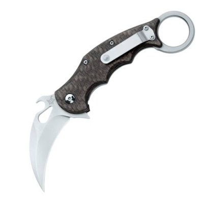 Складной нож Fox IKBS Ball Bearing Karambit, сталь Elmax, рукоять титановый сплав 6Al4V, чёрный / Раскладные | Товары для дома | V4.Ru: Маркетплейс