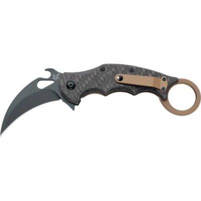 Складной нож Fox IKBS Ball Bearing Karambit, сталь Elmax, рукоять титановый сплав 6Al4V/карбон / Раскладные | Товары для дома | V4.Ru: Маркетплейс