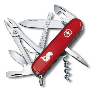 Нож перочинный Victorinox Angler, сталь X55CrMo14, рукоять Cellidor®, красный / Раскладные | Товары для дома | V4.Ru: Маркетплейс