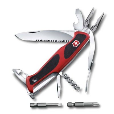 Нож перочинный Victorinox RangerGrip 174 Handyman, сталь X55CrMo14, рукоять термоэластопласт, красно-чёрный / Раскладные | Товары для дома | V4.Ru: Маркетплейс