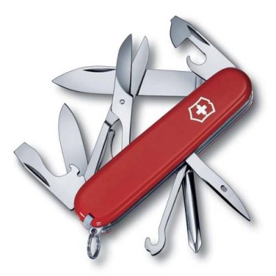 Нож перочинный Victorinox Super Tinker, сталь X55CrMo14, рукоять Cellidor®, красный / Раскладные | Товары для дома | V4.Ru: Маркетплейс