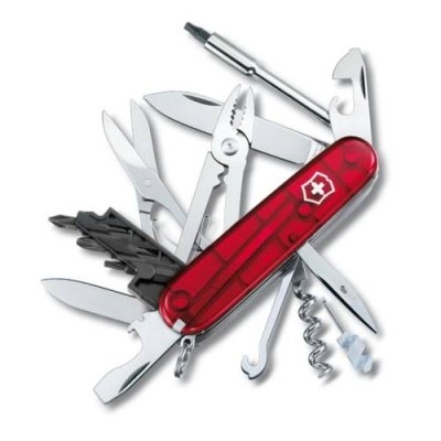 Нож перочинный Victorinox CyberTool, сталь X55CrMo14, рукоять Cellidor®, полупрозрачный красный / Раскладные | Товары для дома | V4.Ru: Маркетплейс