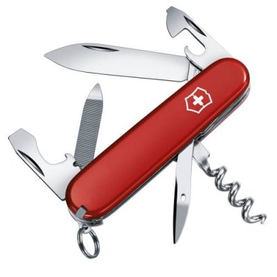 Нож перочинный Victorinox Sportsman, сталь X55CrMo14, рукоять Cellidor®, красный / Раскладные | Товары для дома | V4.Ru: Маркетплейс