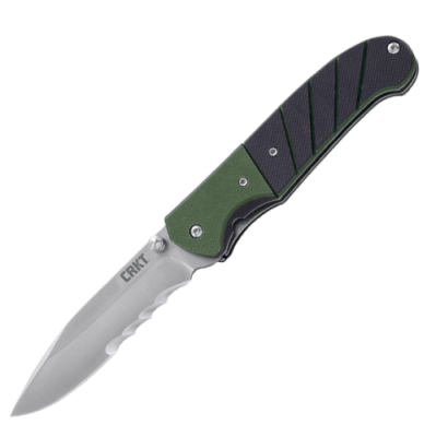 Полуавтоматический складной нож Ignitor Veff Serrations™, CRKT 6855, сталь 8Cr14MoV Satin Combo Edge, рукоять стеклотекстолит G10 / 8Cr14Mov | Товары для дома | V4.Ru: Маркетплейс