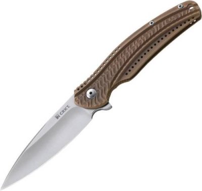 Складной нож CRKT Ripple Bronze, сталь Acuto 440, рукоять нержавеющая сталь 420J2 / Раскладные | Товары для дома | V4.Ru: Маркетплейс