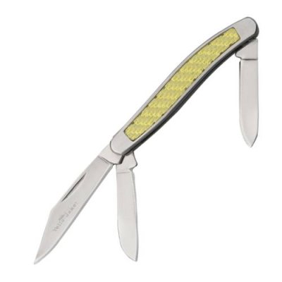 Складной нож Camillus Yello-Jaket 3 Blade Whittler, сталь AUS-8, рукоять нержавеющая сталь, Carbon Fiber / Раскладные | Товары для дома | V4.Ru: Маркетплейс