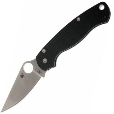 Складной нож Spyderco ParaMilitary 2, сталь CPM S45VN, рукоять G10, чёрный / Spyderco Military | Товары для дома | V4.Ru: Маркетплейс