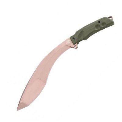 Мачете Fox Extreme Tactical Trakker Kukri, сталь N690, рукоять Forprene, зеленый / Bohler N690 | Товары для дома | V4.Ru: Маркетплейс