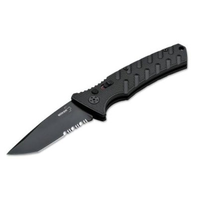 Автоматический складной нож Boker Strike Tanto All Black, сталь AUS-8, рукоять алюминий / Выкидные и автоматические | Товары для дома | V4.Ru: Маркетплейс