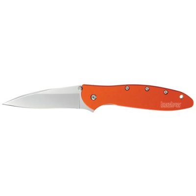 Полуавтоматический складной нож Kershaw Leek, сталь Sandvik™ 14C28N8N, рукоять анодированный алюминий, оранжевый / Раскладные | Товары для дома | V4.Ru: Маркетплейс