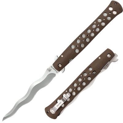 Нож складной Cold Steel Ti-Lite 6 Kris Blade, сталь AUS-10A, рукоять zytel, brown / Большие складные ножи | Товары для дома | V4.Ru: Маркетплейс