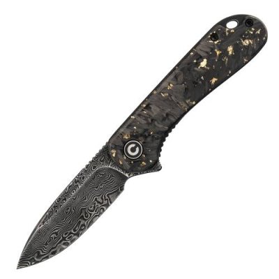 Складной нож CIVIVI Elementum, сталь Damascus, Carbon Fiber, серый / Раскладные | Товары для дома | V4.Ru: Маркетплейс