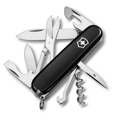 Нож перочинный Victorinox Climber, сталь X55CrMo14, рукоять Cellidor®, черный / Раскладные | Товары для дома | V4.Ru: Маркетплейс