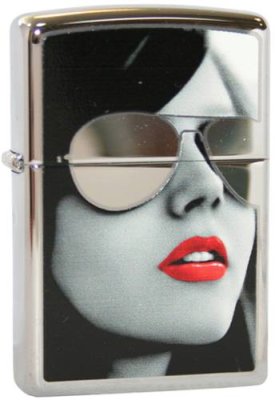 Зажигалка ZIPPO Sunglasses High Polish Chrome, латунь с ник.-хром. покрыт., серебр., глянц., 36х56х12 мм / Подарки охотнику | Товары для дома | V4.Ru: Маркетплейс