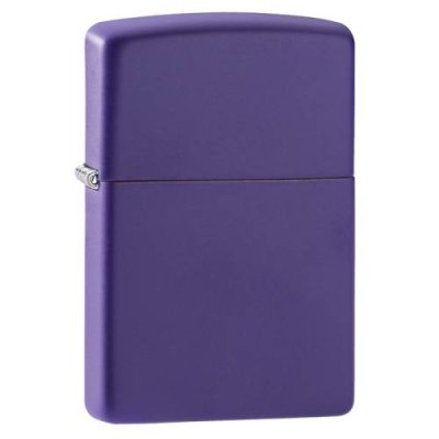 Зажигалка ZIPPO Classic с покрытием Purple Matte, латунь/сталь, фиолетовая, матовая, 36x12x56 мм / ZIPPO | Товары для дома | V4.Ru: Маркетплейс