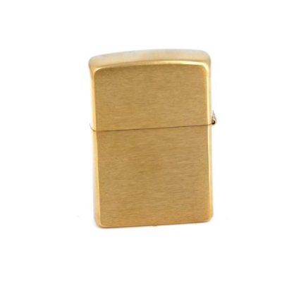 Зажигалка ZIPPO с покрытием Brushed Brass / Золотые зажигалки | Товары для дома | V4.Ru: Маркетплейс