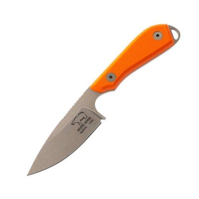 Нож White River M1 Backpacker Pro StoneWash, сталь CPM S35VN, рукоять G10 оранжевая / Ножи с фиксированным клинком | Товары для дома | V4.Ru: Маркетплейс