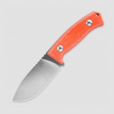 Нож с фиксированным клинком LionSteel M2 MiOR, сталь D2, рукоять Orange micarta / Ножи с фиксированным клинком | Товары для дома | V4.Ru: Маркетплейс