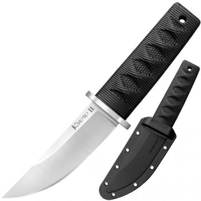 Нож с фиксированным клинком Cold Steel Kyoto II Drop, сталь 8Cr13MoV, рукоять Kray-Ex, black / Ножи с фиксированным клинком | Товары для дома | V4.Ru: Маркетплейс