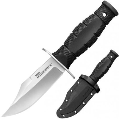 Нож с фиксированным клинком Cold Steel Mini Leatherneck Clip Point, сталь 8Cr13MoV, рукоять кратон, black / Ножи с фиксированным клинком | Товары для дома | V4.Ru: Маркетплейс