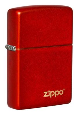 Зажигалка Classic Metallic Red ZIPPO с логотипом Zippo / Серебряные зажигалки | Товары для дома | V4.Ru: Маркетплейс