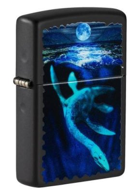 Зажигалка ZIPPO Lock Ness с покрытием Black Light, латунь/сталь, черная, матовая / Зажигалки с рисунками и принтами | Товары для дома | V4.Ru: Маркетплейс