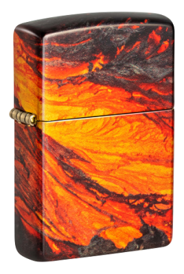 Зажигалка ZIPPO Lava Flow с покрытием 540 Tumbled Brass, латунь/сталь, оранжевая / Зажигалки с рисунками и принтами | Товары для дома | V4.Ru: Маркетплейс