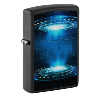 Зажигалка ZIPPO UFO Flame с покрытием Black Light, латунь/сталь, черная, матовая / Зажигалки с рисунками и принтами | Товары для дома | V4.Ru: Маркетплейс