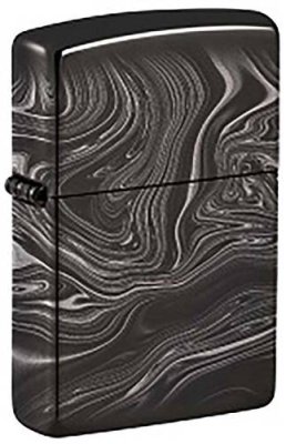 Зажигалка ZIPPO Marble Pattern Design с покрытием High Polish Black, латунь/сталь, чёрная / Подарочные зажигалки | Товары для дома | V4.Ru: Маркетплейс