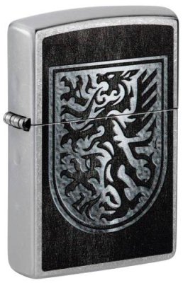 Зажигалка ZIPPO Dragon Design с покрытием Street Chrome, латунь/сталь, серебристая / Зажигалки с рисунками и принтами | Товары для дома | V4.Ru: Маркетплейс