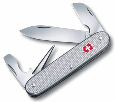 Нож перочинный Victorinox Alox 0.6221.26 58 мм 5 функций алюминиевая рукоять серебристый / Швейцарские | Товары для дома | V4.Ru: Маркетплейс