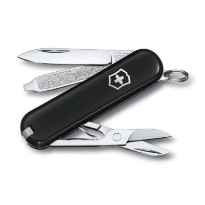 Нож Victorinox Classic SD Colors, Dark Illusion (0.6223.3G) чёрный, 7 функций 58мм / Швейцарские | Товары для дома | V4.Ru: Маркетплейс