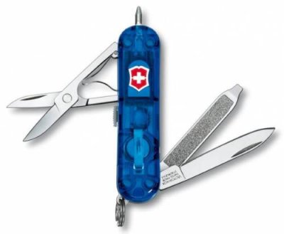 Нож перочинный Victorinox Signature Lite Sapphire 0.6226.T2 58мм 7 функций полупрозрачный синий / Швейцарские | Товары для дома | V4.Ru: Маркетплейс