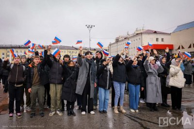 В Якутске состоялся концерт-митинг в день воссоединения новых регионов с Россией / Майя Гоголева   